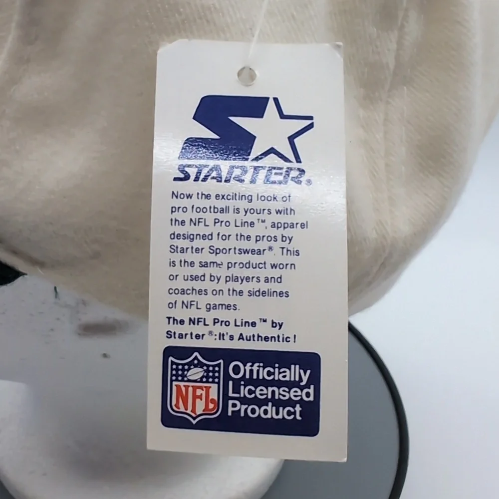 Starter| NWT NFL Vintage White Green Bay Packers Wool Sports Cap Snap Back - Picture 11 of 15